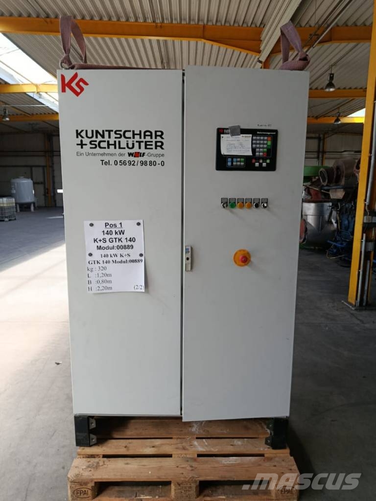 K+S (Wolf) GTK 140 (MAN E2876 E312) Gas BHKW 150 K Plynové generátory