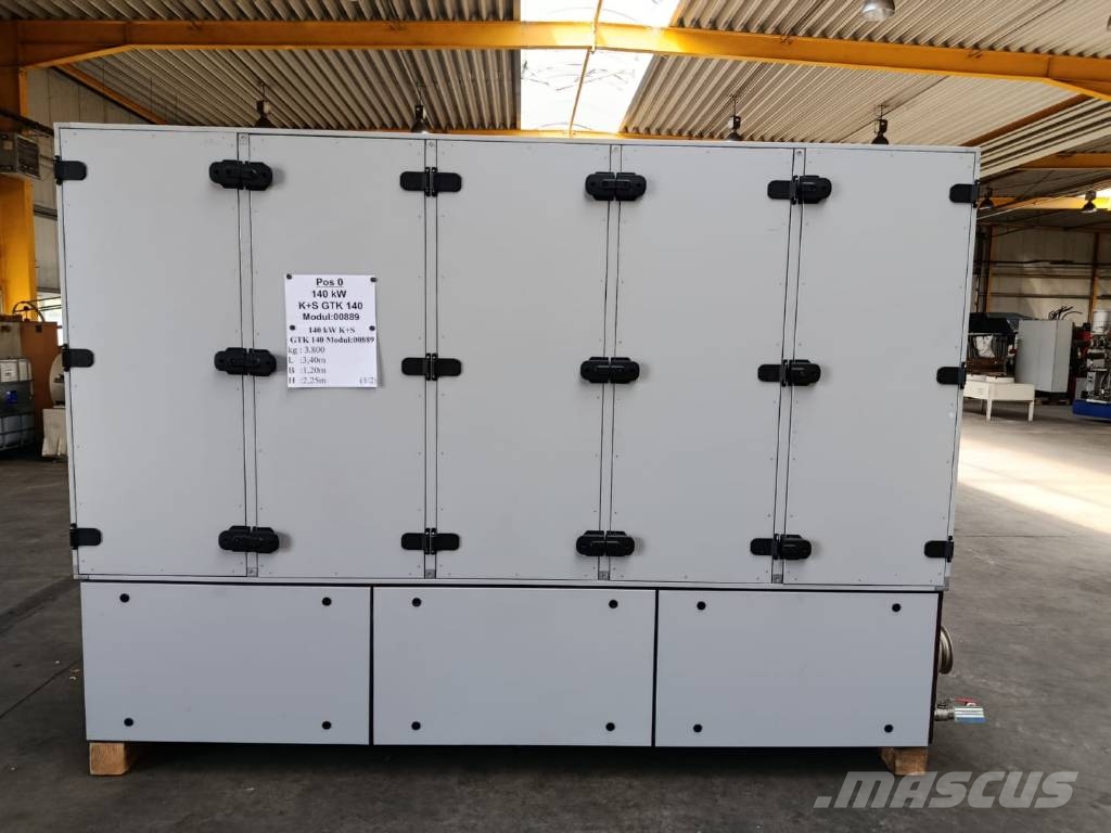 K+S (Wolf) GTK 140 (MAN E2876 E312) Gas BHKW 150 K Plynové generátory
