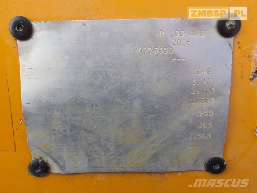 Ausa D 100 AHG عربات نقل قلابة للمواقع