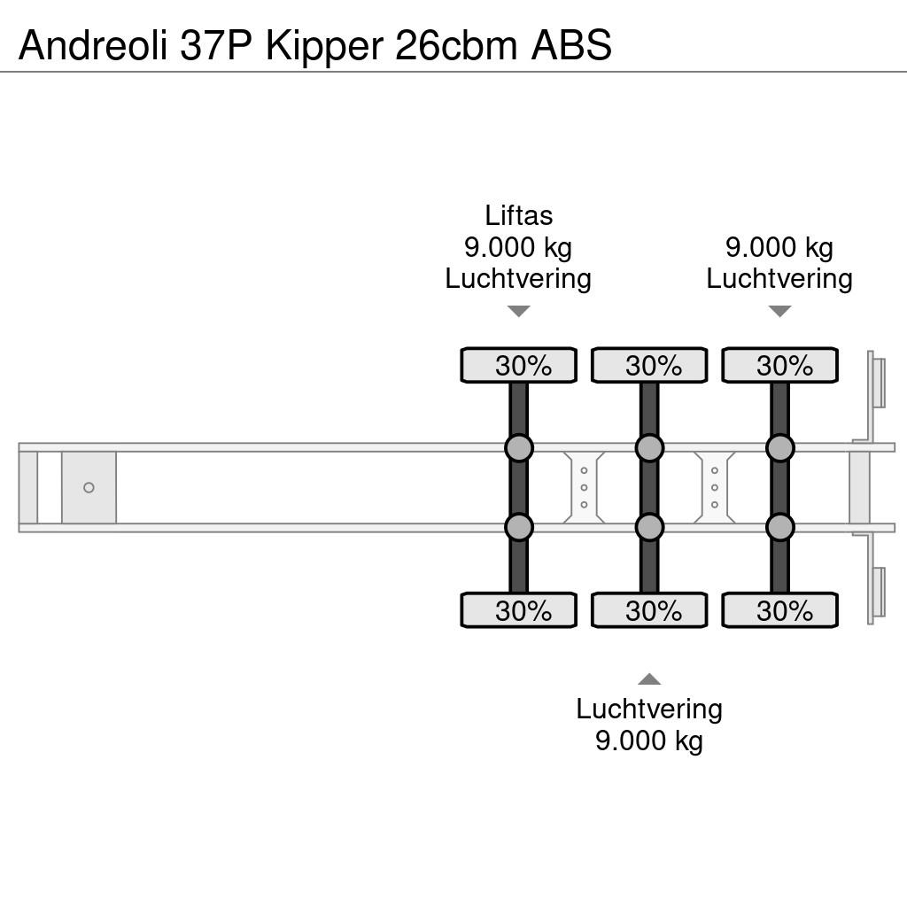 Andreoli 37P Kipper 26cbm ABS Semi-reboques basculantes