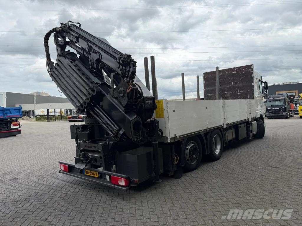DAF XF 450 6x2 HMF 3220 K6+Fly jib ,Winch Euro 6D A/T 크레인