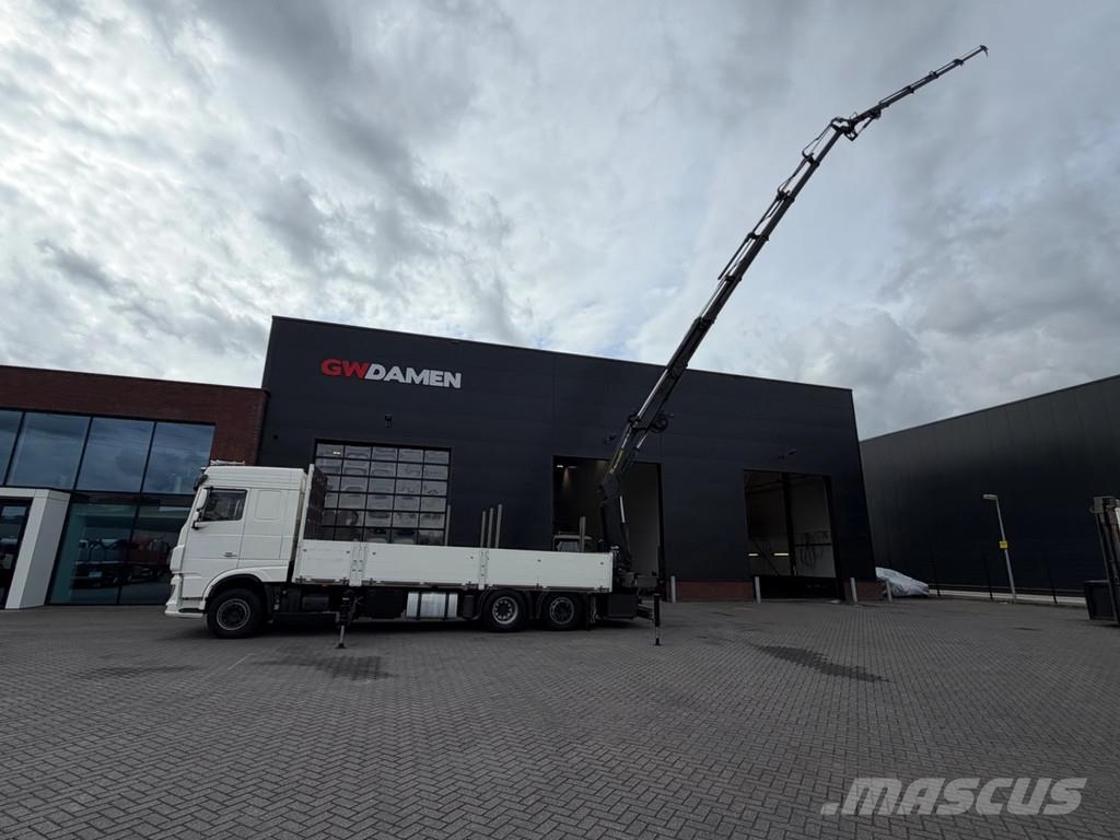 DAF XF 450 6x2 HMF 3220 K6+Fly jib ,Winch Euro 6D A/T 크레인