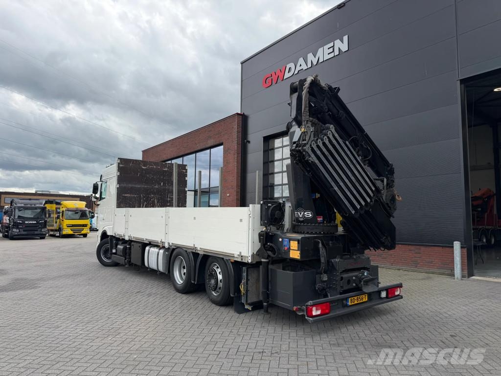DAF XF 450 6x2 HMF 3220 K6+Fly jib ,Winch Euro 6D A/T 크레인