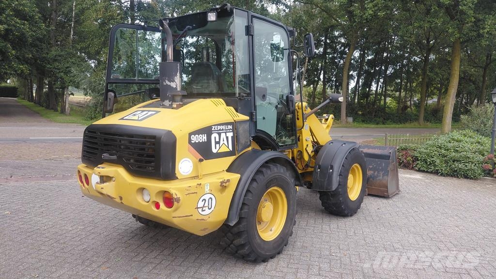 CAT 908H forks and bucket / weight system Rataslaadurid