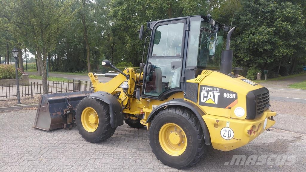 CAT 908H forks and bucket / weight system Rataslaadurid