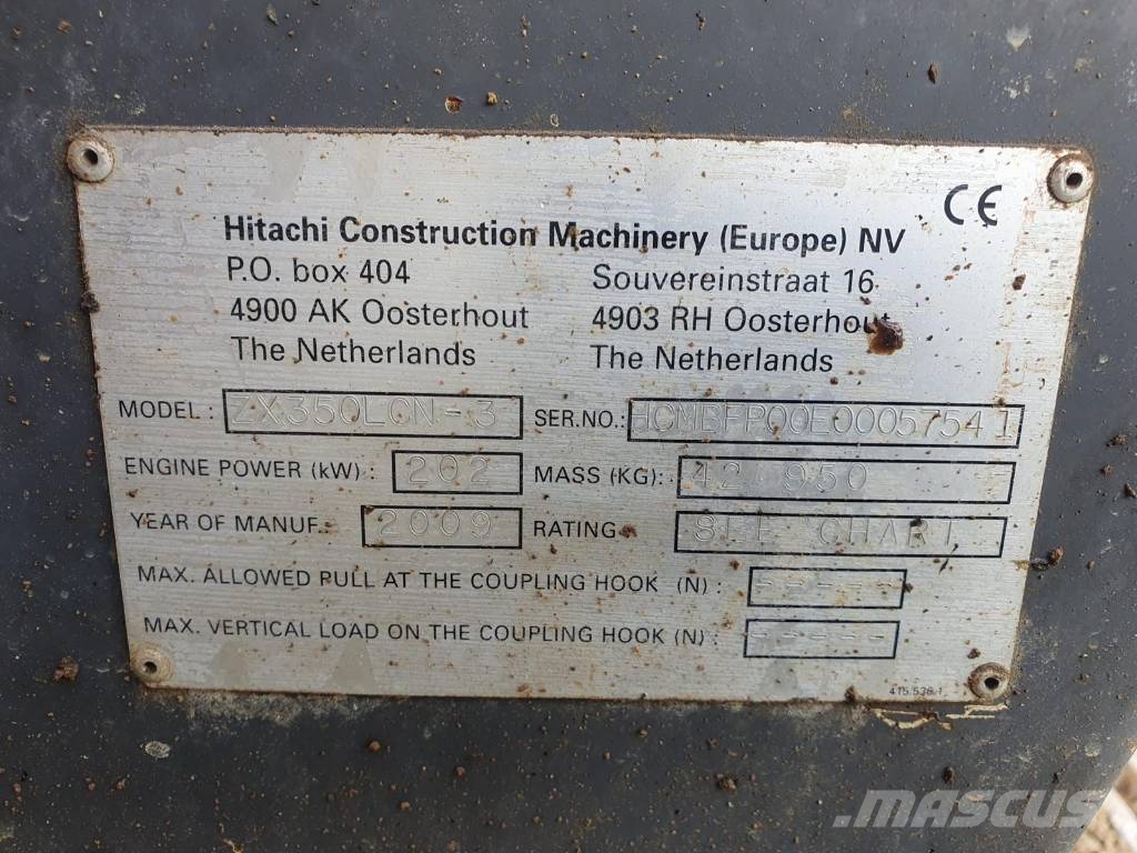 Hitachi ZX 350 LC N-3 Rupsgraafmachines