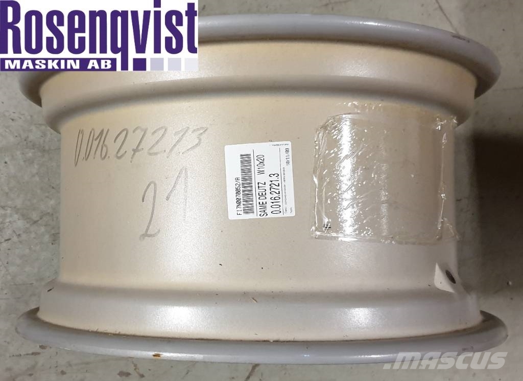 Same Dorado Rim W 10x20" C/ST 0.016.2721.3, 001627213 Dekk, hjul og felger