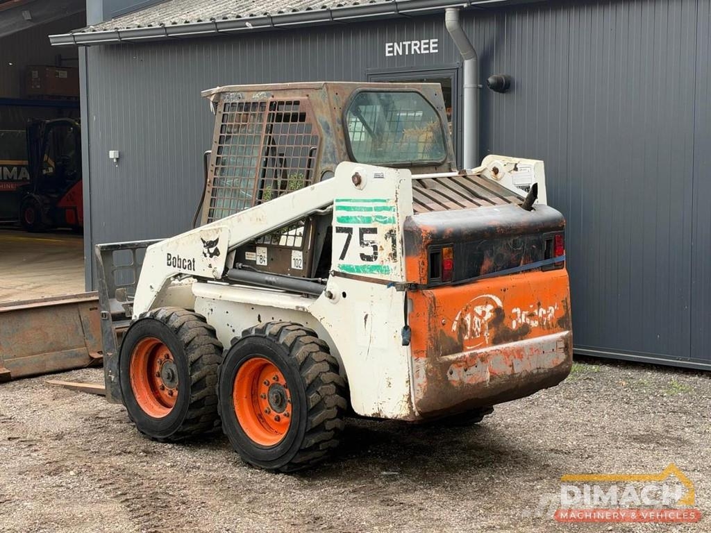 Bobcat 751 NL Machine - Bucket + Forks - 4x4 Tekerlekli yükleyiciler
