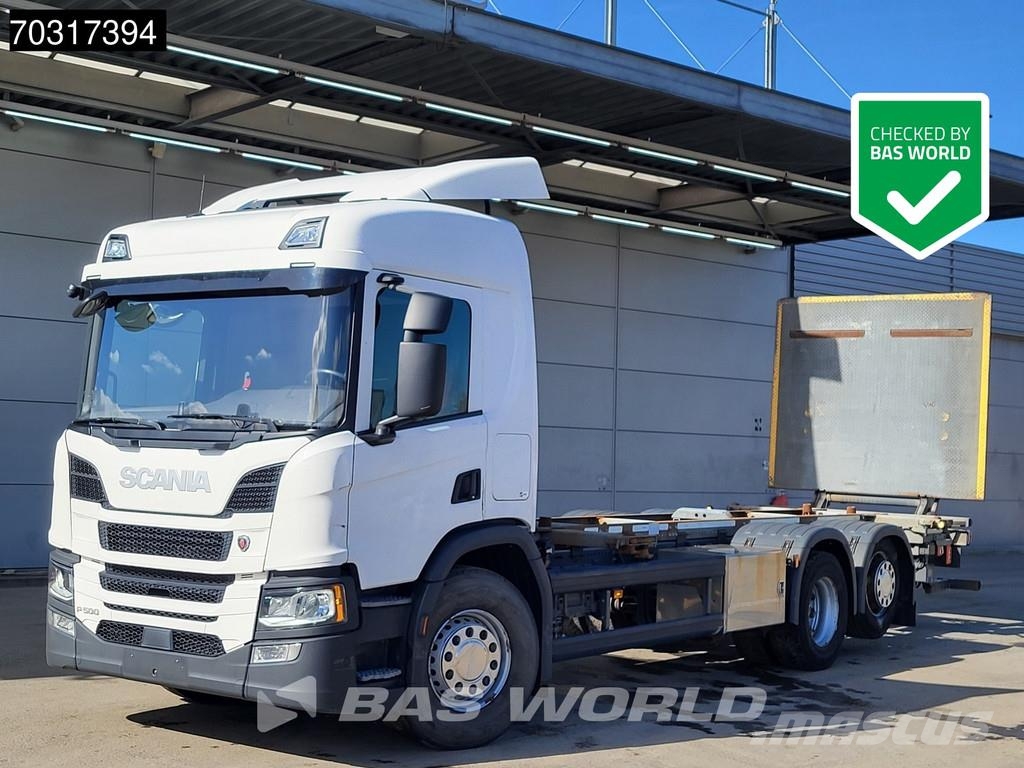 Scania P500 P 6X2 Full Air Zepro 2500kg Ladebordwand Lift Vaihtolava-autot