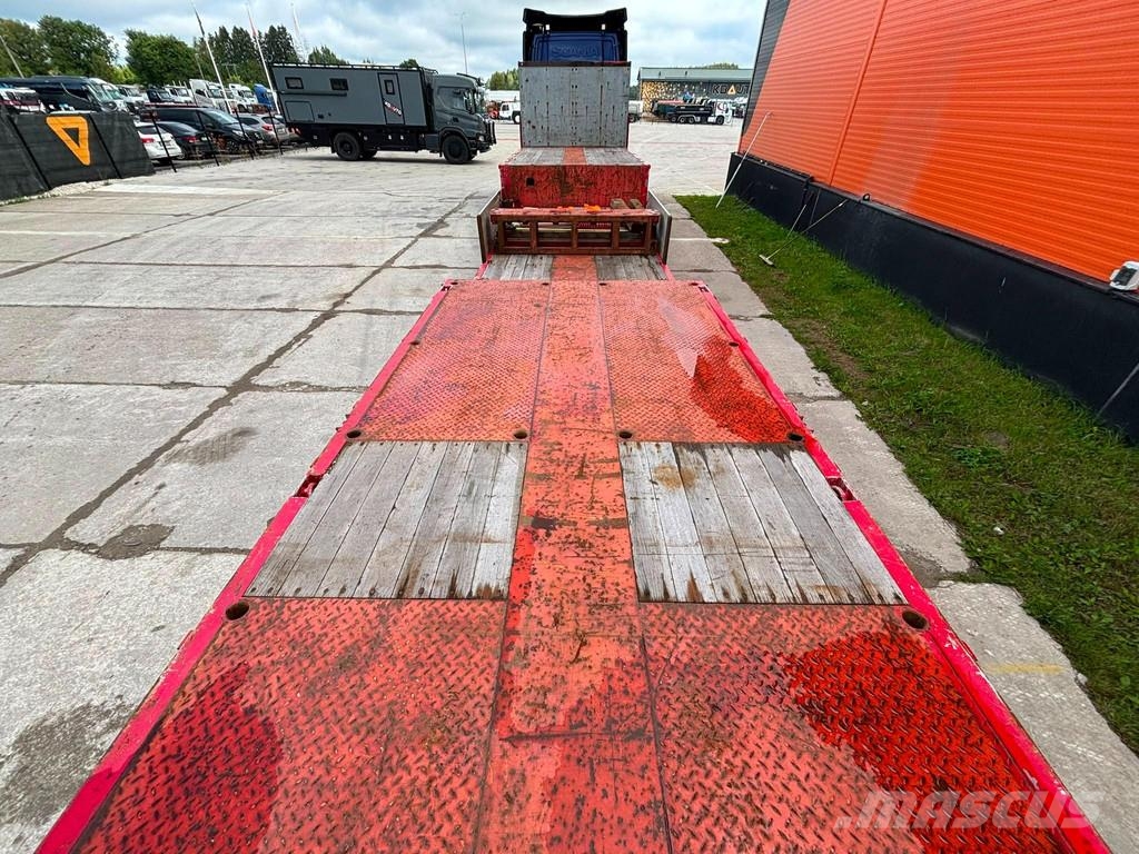 Broshuis 3AUD-44 EXTENDABLE / LAST AXLE STEERED Semi-trailer blokvogn