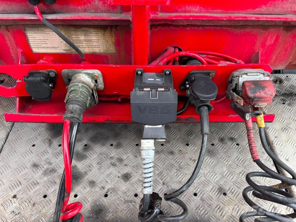 Broshuis 3AUD-44 EXTENDABLE / LAST AXLE STEERED Semi-trailer blokvogn
