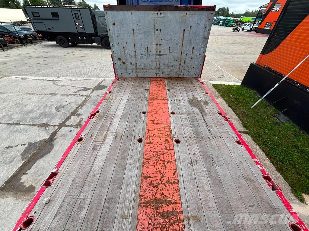 Broshuis 3AUD-44 EXTENDABLE / LAST AXLE STEERED Semi-trailer blokvogn