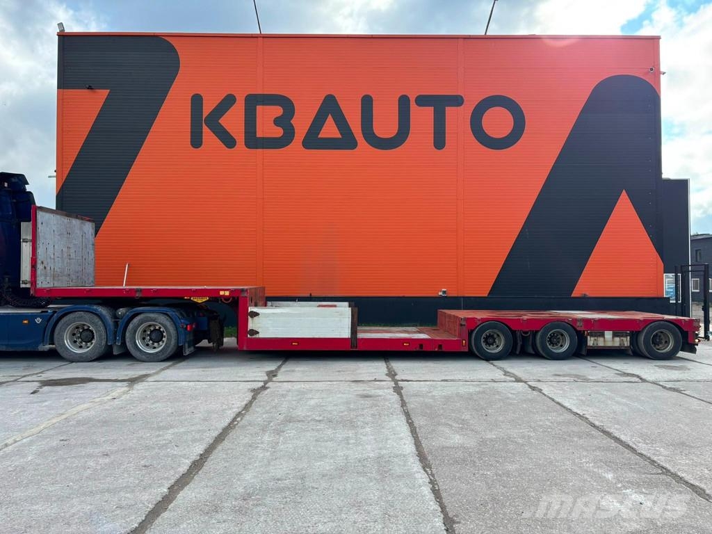 Broshuis 3AUD-44 EXTENDABLE / LAST AXLE STEERED Semi-trailer blokvogn