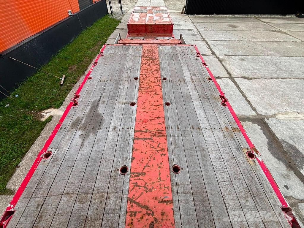 Broshuis 3AUD-44 EXTENDABLE / LAST AXLE STEERED Semi-trailer blokvogn