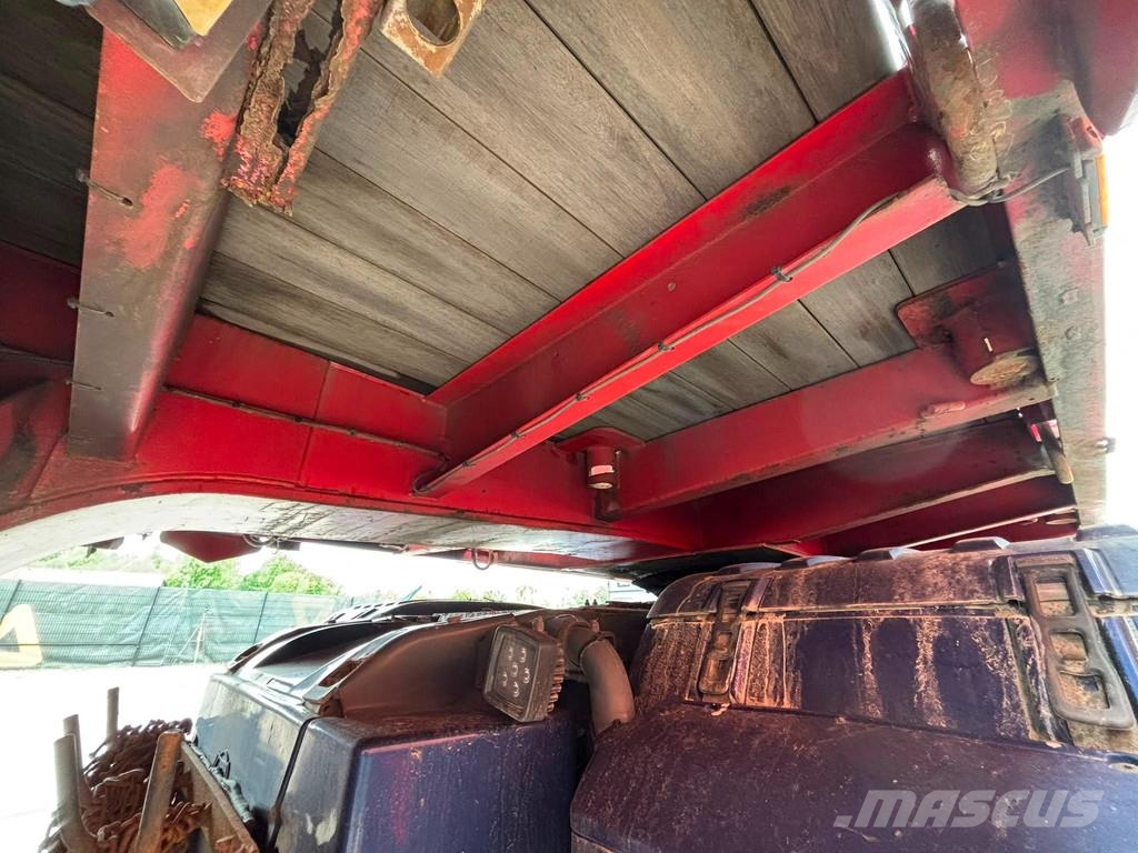 Broshuis 3AUD-44 EXTENDABLE / LAST AXLE STEERED Semi-trailer blokvogn
