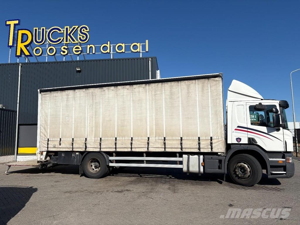 Scania P230 + 3 PEDALS + 19t + LOADLIFT 1500 KG Camiones de caja de lona