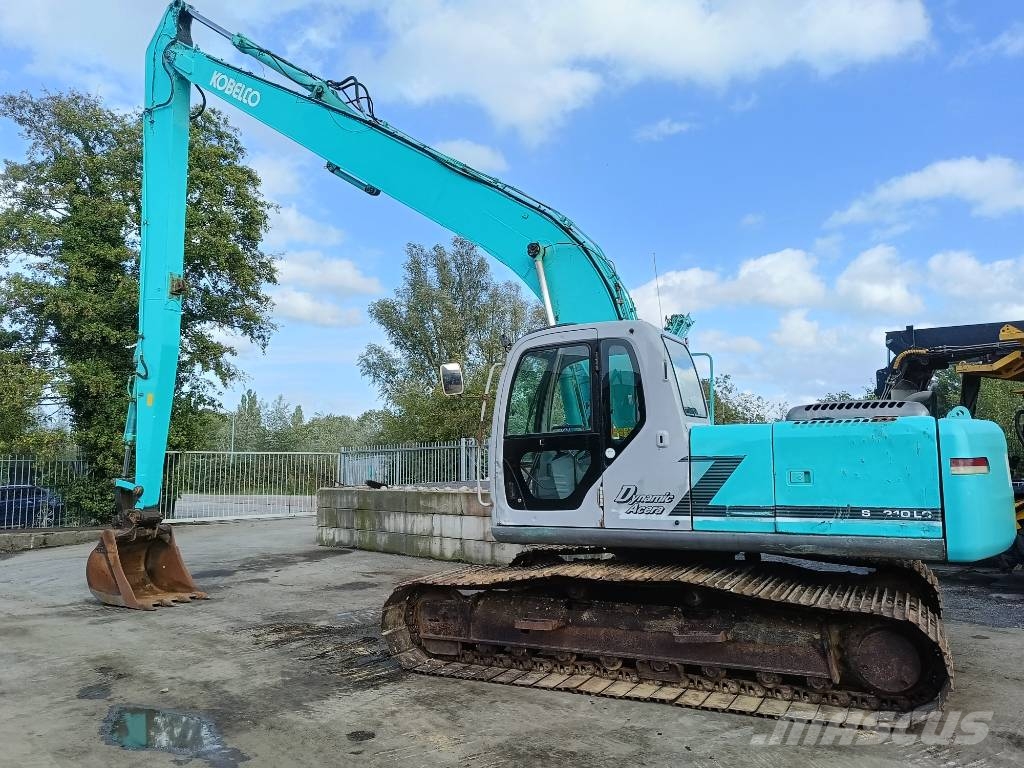 Kobelco SK 210 LC long reach excavator bagger 23,5 ton Long reach excavators