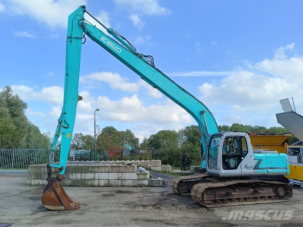Kobelco SK 210 LC long reach excavator bagger 23,5 ton Long reach excavators