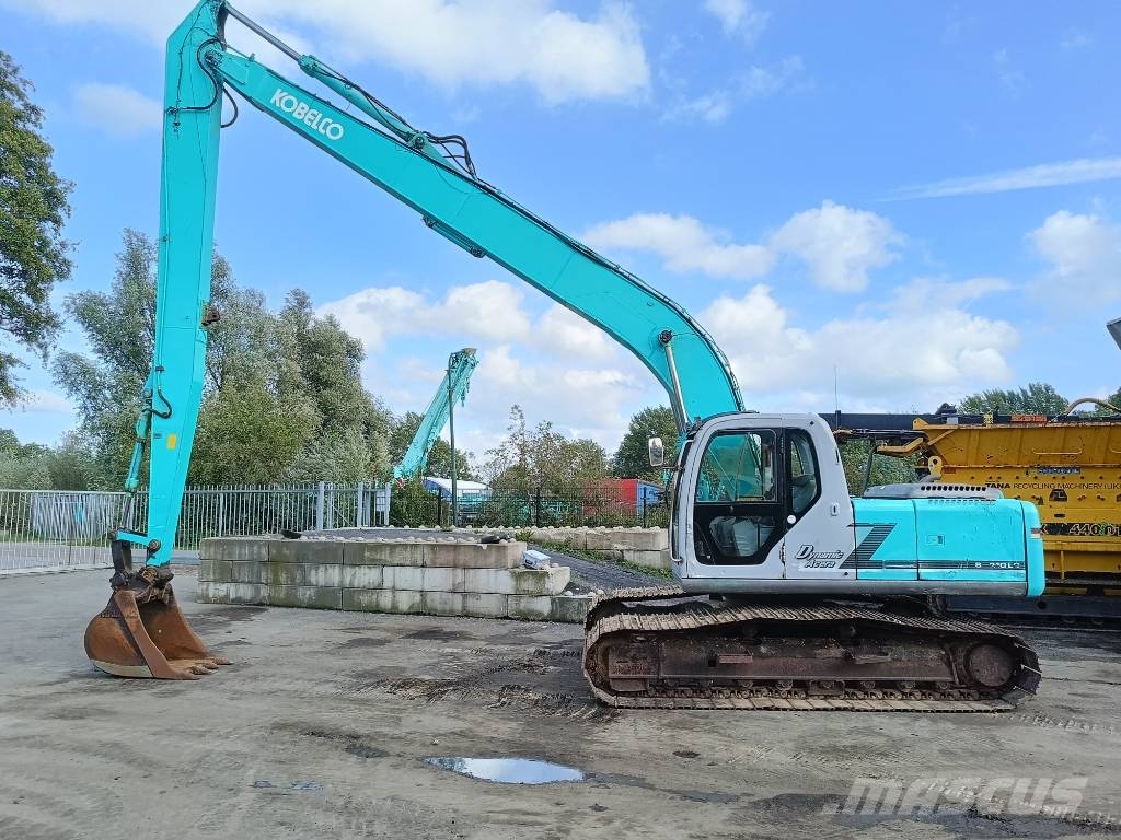 Kobelco SK 210 LC long reach excavator bagger 23,5 ton Long reach excavators