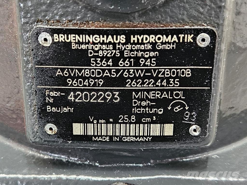 Schaeff SKL833-5364661945-Hydromatik A6VM80-Drive motor Гідравліка