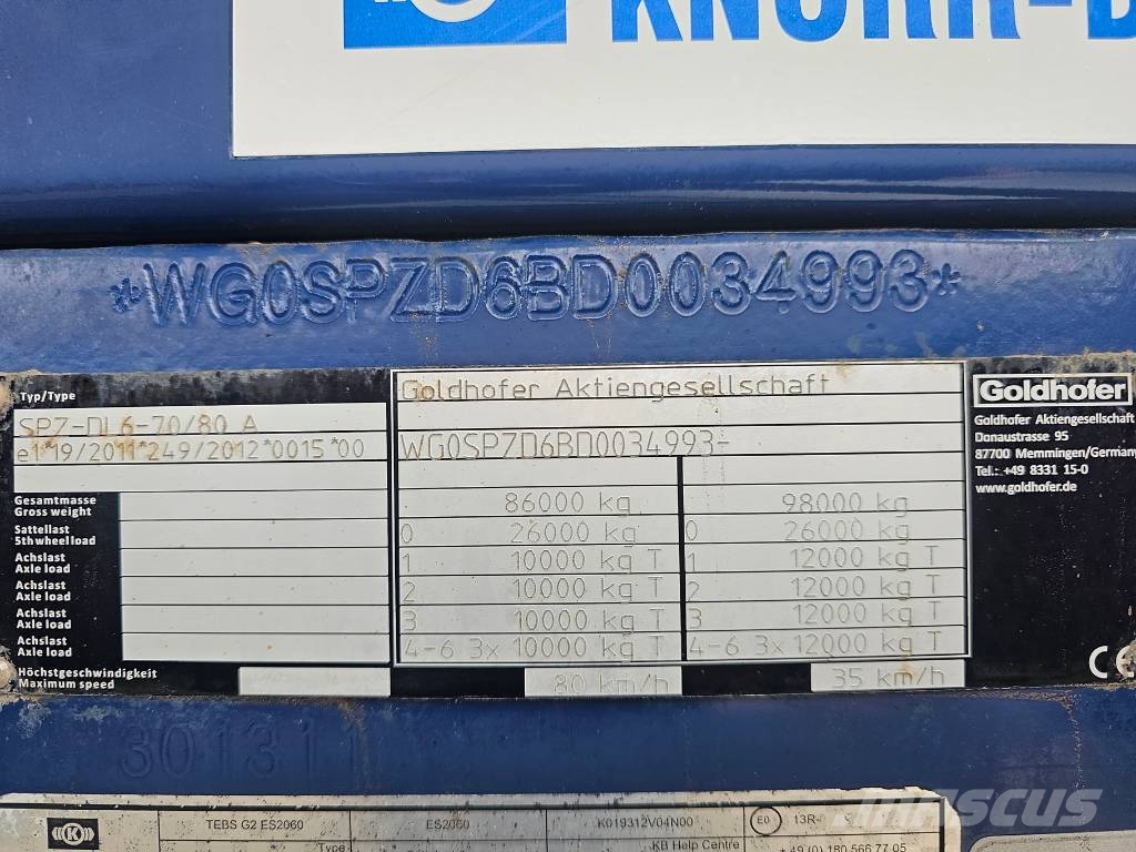 Goldhofer SPZ-DL 6-70/80A Ballast Citytrailers