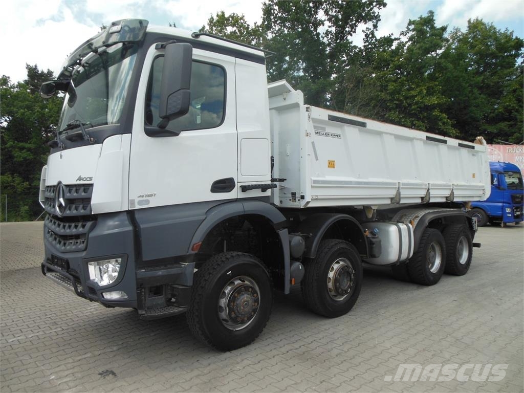 Mercedes-Benz Mercedes Benz 4151 Arocs, 8x6, Meiller, Bordmatic, Camiones bañeras basculantes o volquetes