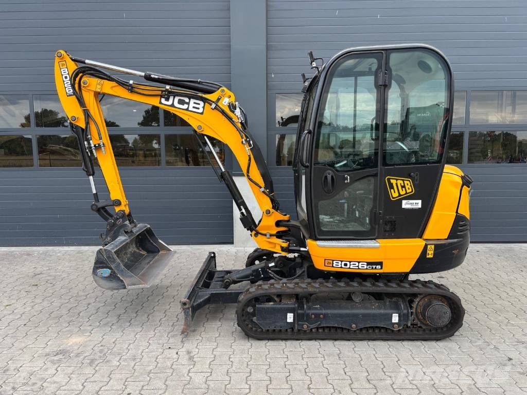 JCB 8026 Minigraafmachines < 7t
