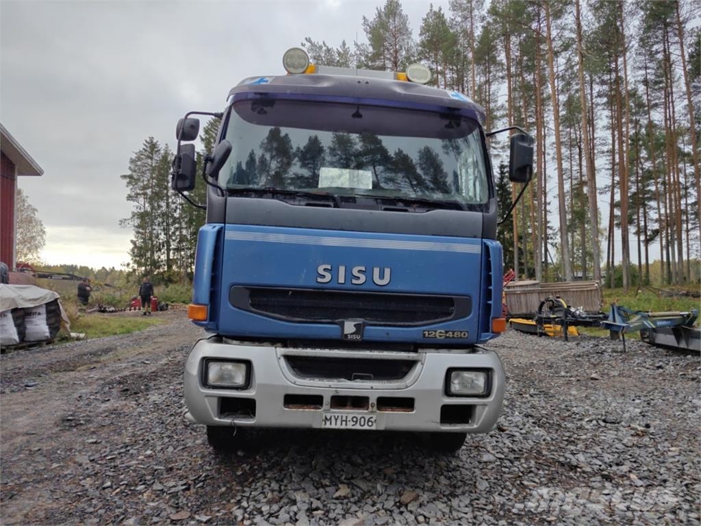 Sisu 12E480 Forest machine transport trucks