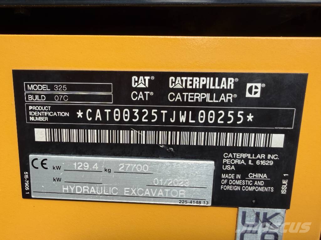 CAT 325 Excavadoras sobre orugas
