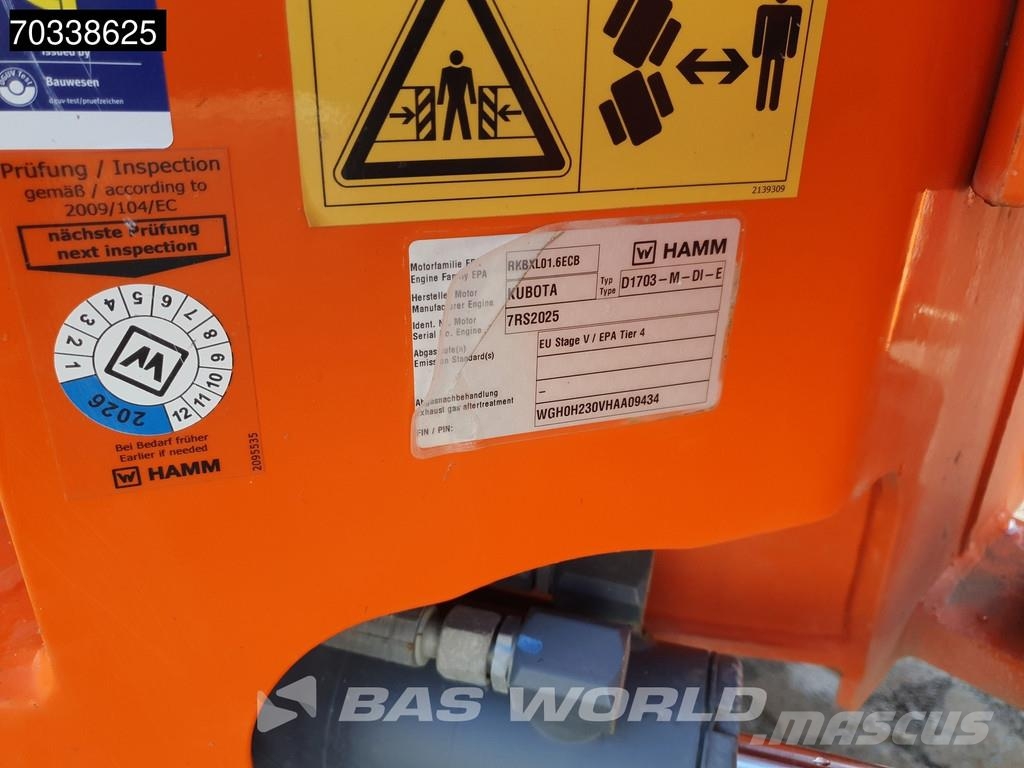 Hamm HD12 VV EPA / CE مداحل ثنائية الاسطوانة