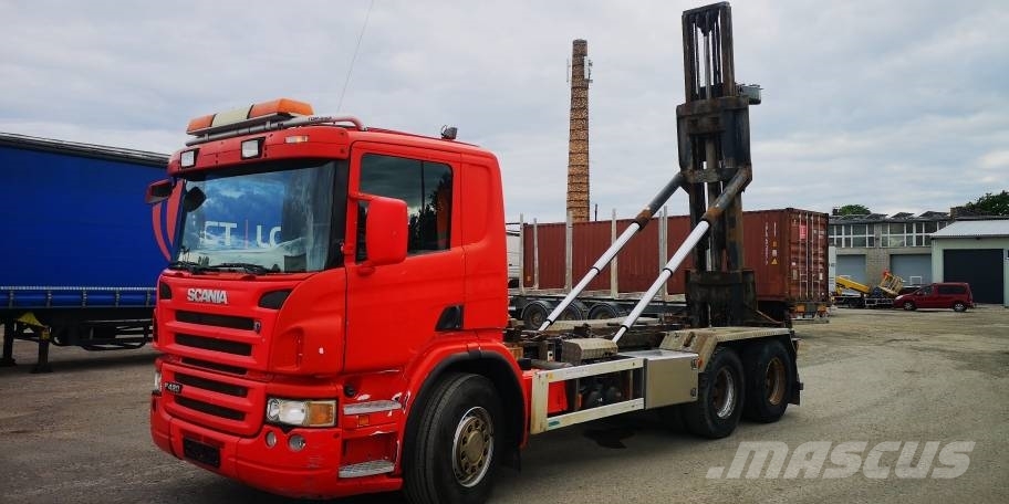 Scania P420LB6X2HNB ANALOG TAHHO!! Hákový nosič kontajnerov