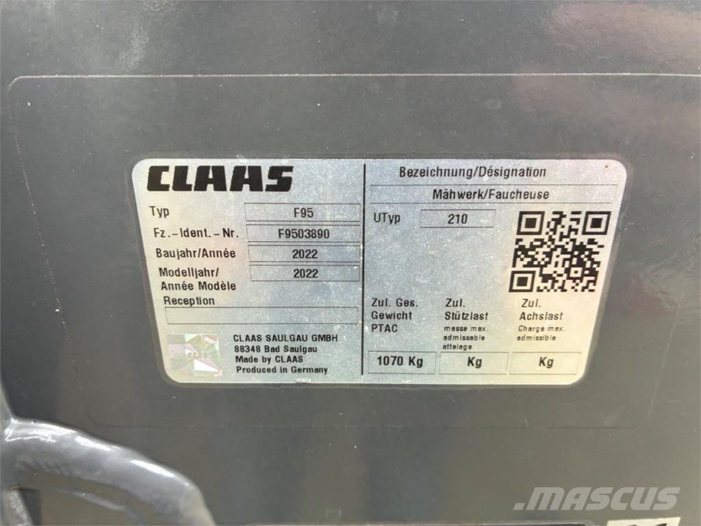 CLAAS Disco 3200 F Move Mower-conditioners