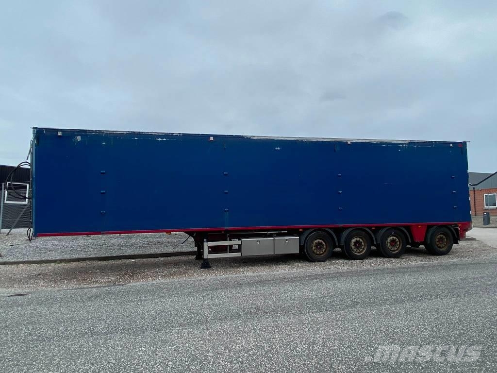 AMT 4 akslet 91 m3 walking floor trailer أنصاف المقطورات ذات سطح متحرك