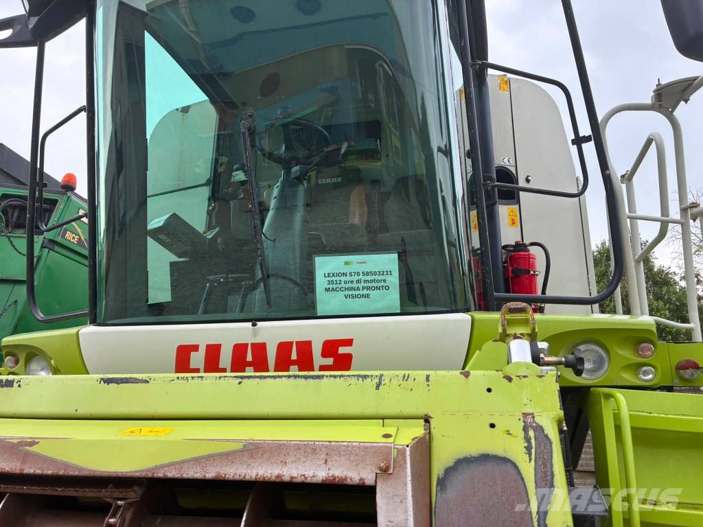 CLAAS LEXION 570 TT RISO Sklízecí mlátičky