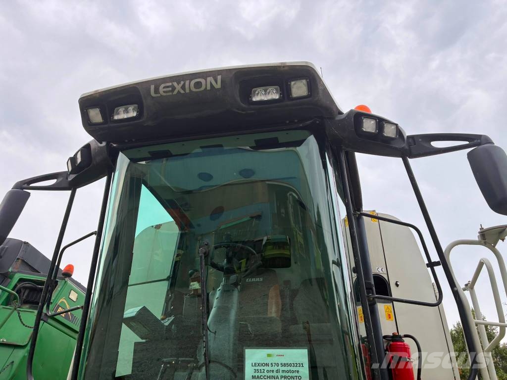 CLAAS LEXION 570 TT RISO Sklízecí mlátičky