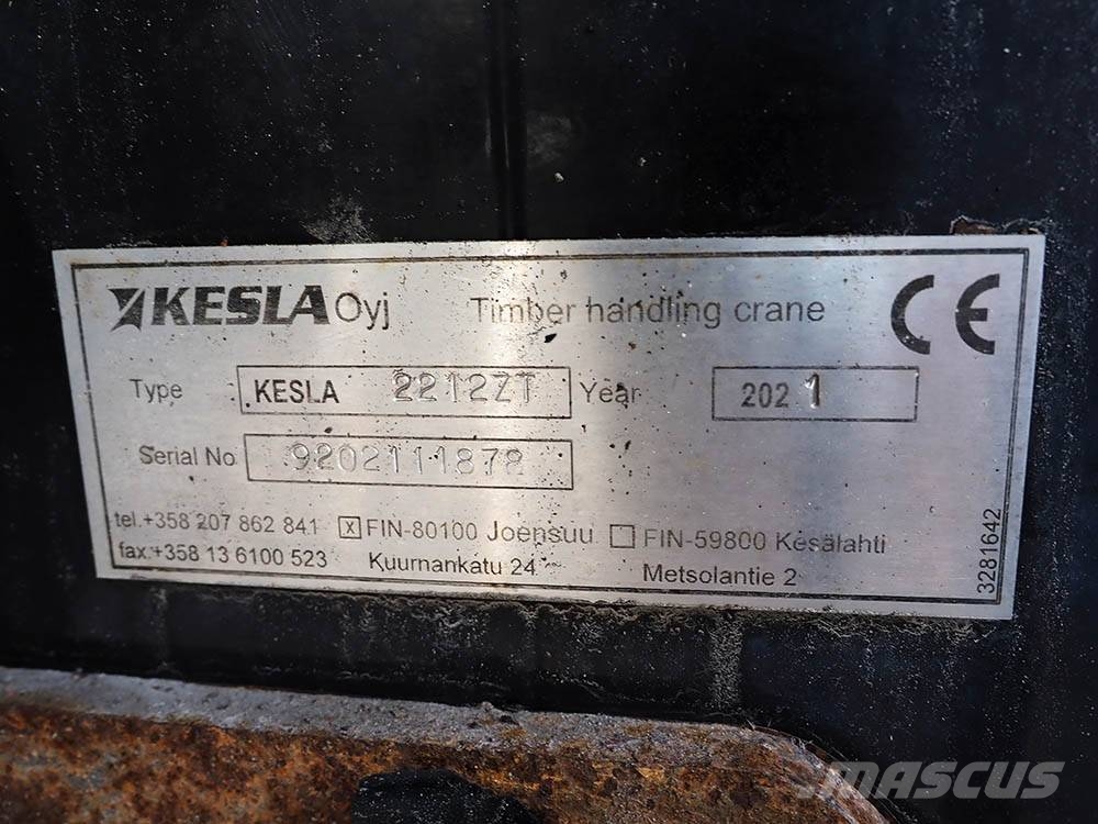 Kesla 2212 ZT Grúas para madera