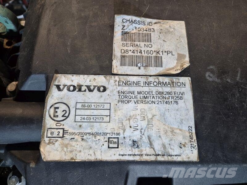 Volvo D8K250 EUVI Truck Spec Engines