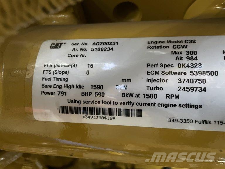 CAT C32 Marine auxiliary engines