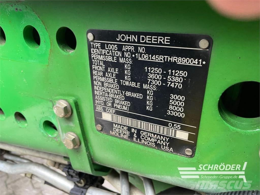 John Deere 6145R Traktorji