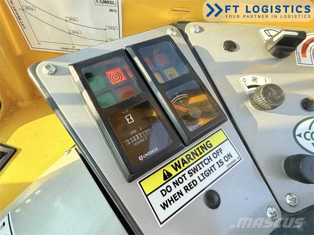 Combilift C3000XL | GAS | DUPLEX 4550 | FREE LIFT | FORK POS Neljasuuna lükandmastiga tõstukid