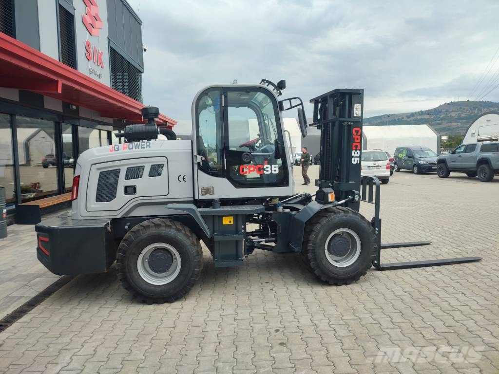 JQ Power Targonca terepre 3,5 t - CPC35, 4×4 Stivuitor diesel