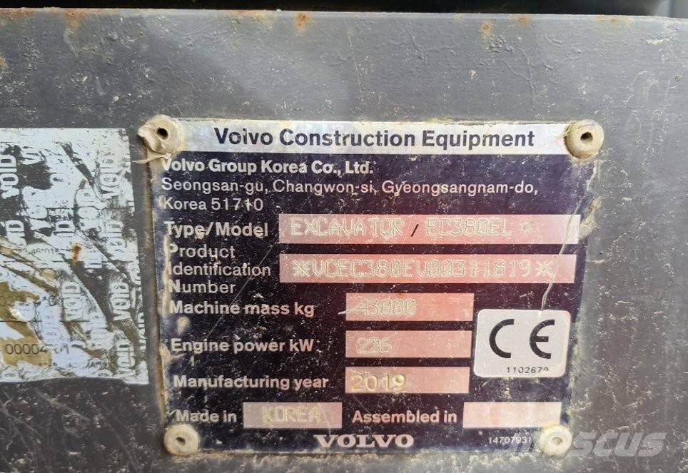 Volvo EC 380 EL Crawler excavators