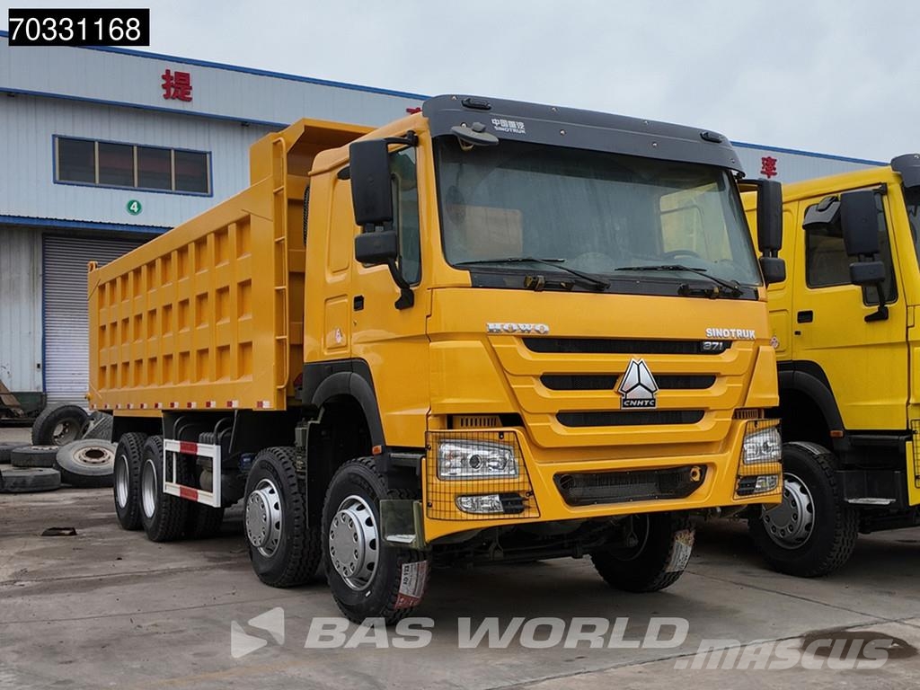 Sinotruk HOWO 371 8X4 Refurbished! 80T Full steel Airco Man Damperli kamyonlar