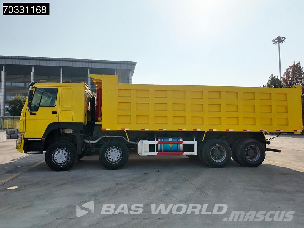 Sinotruk HOWO 371 8X4 Refurbished! 80T Full steel Airco Man Damperli kamyonlar