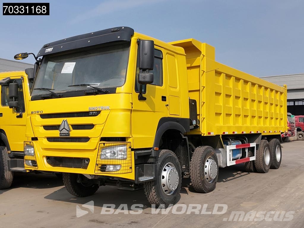 Sinotruk HOWO 371 8X4 Refurbished! 80T Full steel Airco Man Damperli kamyonlar