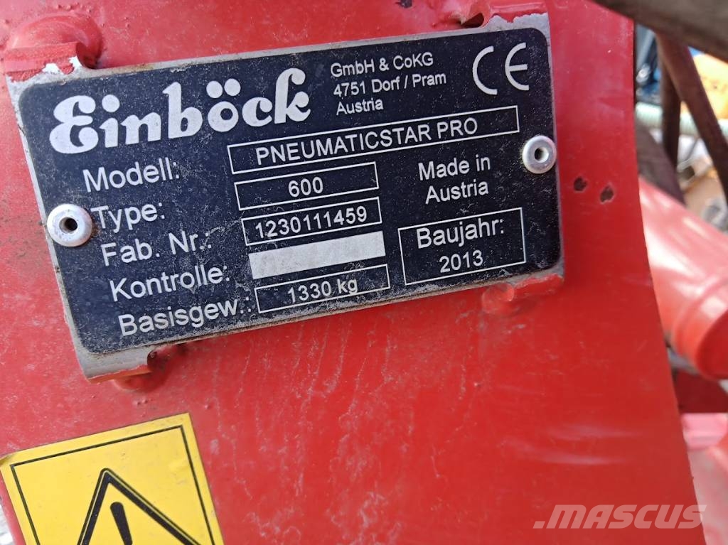 Einböck PneumaticStar Pro 600 rikkahara Sorvetőgép