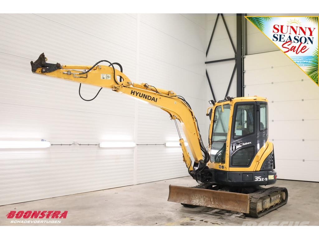 Hyundai Robex 35-Z-9 BY 2016 3.572 Uur Minibagger < 7t