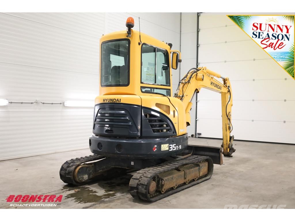 Hyundai Robex 35-Z-9 BY 2016 3.572 Uur Minibagger < 7t