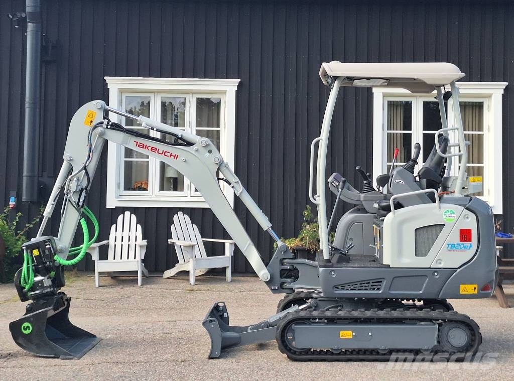 Takeuchi TB 20 E Steelwrist rotortilt حفارات صغيرة أقل من 7 طن (حفارات صغيرة)