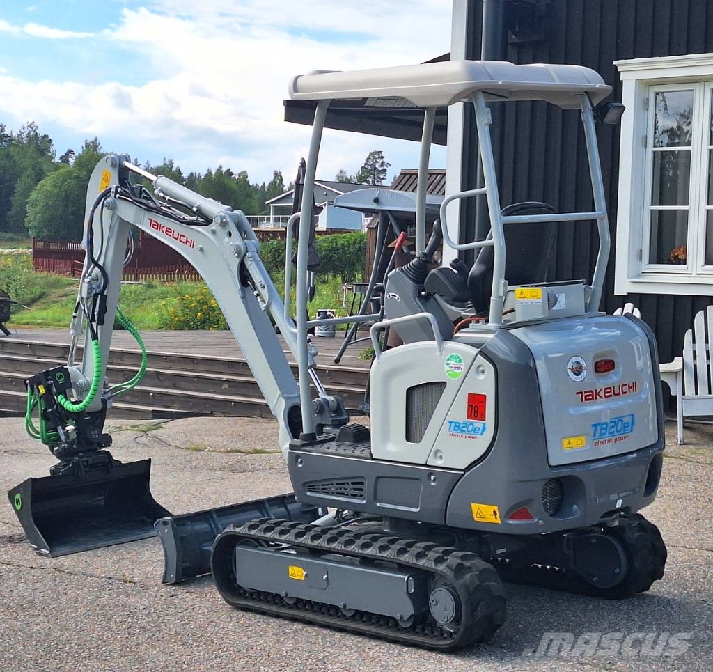 Takeuchi TB 20 E Steelwrist rotortilt حفارات صغيرة أقل من 7 طن (حفارات صغيرة)
